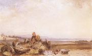 Richard Parkes Bonington Beach in Normandy (mk09) oil